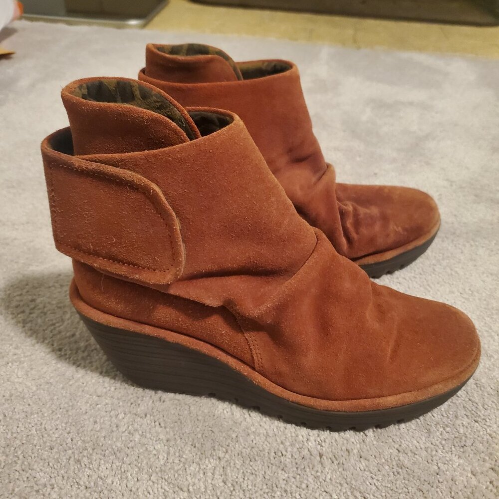 Fly London suede ankle boots